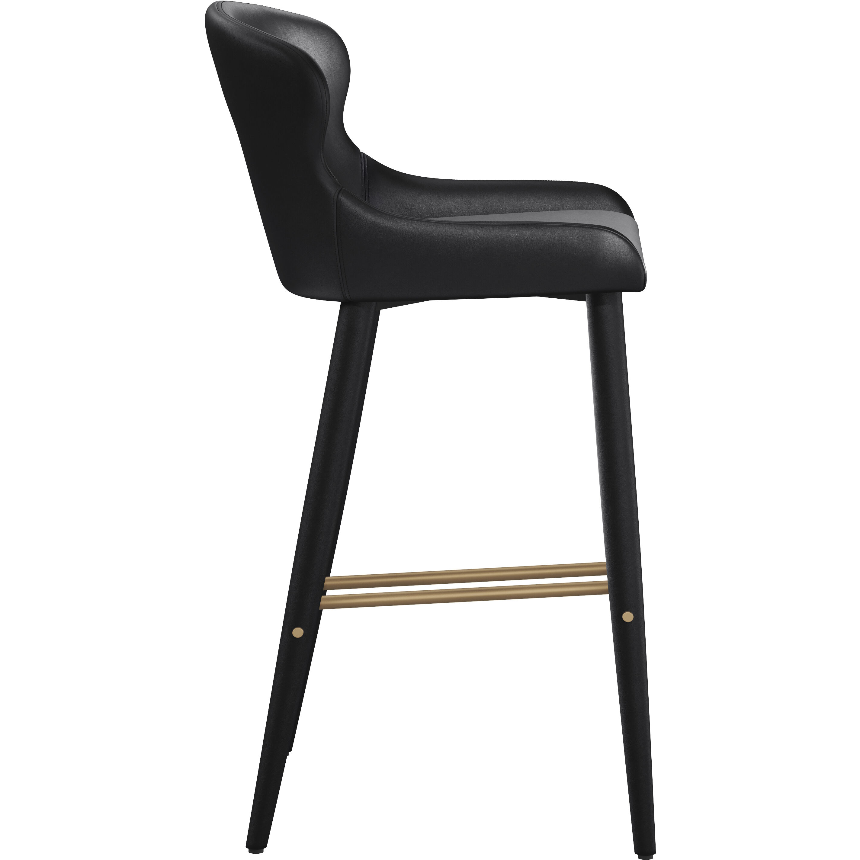 Evora 40.5 inch Bravo Black Barstool